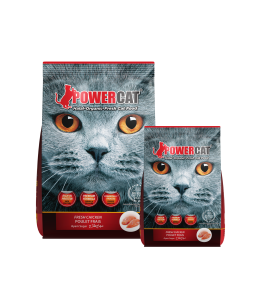Powercat Fresh Chicken Dry Cat Food Bundle – Halal, 1.3 kg + 450 g