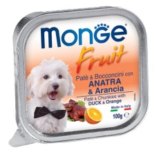 Monge Fruit Paté and Chunkies with Duck and Orange 100g