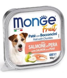 Monge Fruit Paté and Chunkies with Salmon and Pear 100g