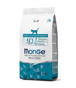 Monge Natural Superpremium Kitten Rich in Chicken 1.5KG