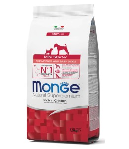 Monge Natural Superpremium Mini Starter Rich in Chicken 1.5KG