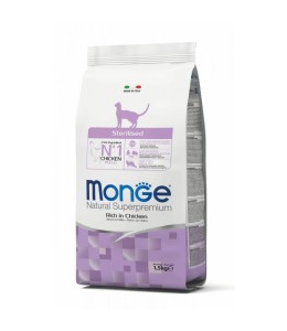 Monge Natural Superpremium Sterilised Rich in Chicken 1.5KG