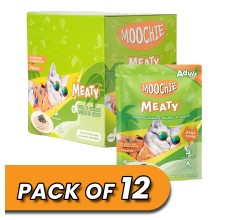 Moochie Cat Food Tuna & Wakame Recipe in Gravy Pouch 70g Pack of 12