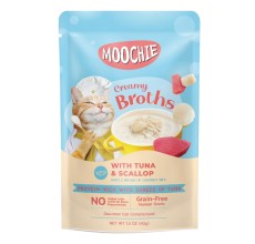 Moochie Creamy Broth With Tuna & Scallop 40g - pouch