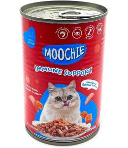 Moochie Mince With Salmon Cat Wet Food Can 400g