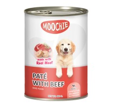 Moochie Pate With Beef Dog Wet Food Can 400g