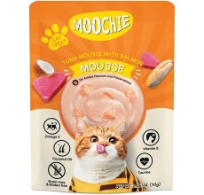 Moochie Tuna Mousse with Salmon Pouch 70g