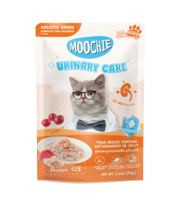 Moochie Tuna Recipe Topping Katsuobushi In Jelly Cat Food for Urinary Care 70g