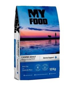 MyFood Adult Medium & Large Breed Lamb & Rice Derma Support, No Soy & No Corn 12kg