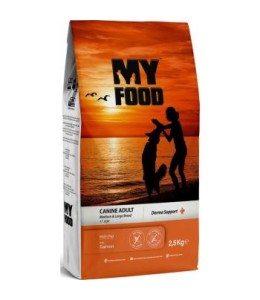 MyFood Adult Medium & Large Breed Salmon, Derma Support, No Corn & No Soy 2.5Kg
