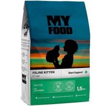 MyFood Kitten Chicken, Start Up Support, No Corn & No Soy 1.5Kg