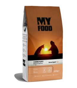 MyFood Puppy Medium & Large Breed Salmon, Derma Support, No Corn & No Soy 2.5Kg
