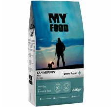 MyFood Puppy Mini Breed Lamb& Rice, Derma Support, No Corn & No Soy 2.5Kg