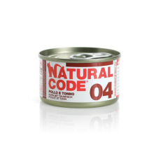 Natural Code 04 Chicken & Tuna Cooking Water Wet Cat Food - 85G