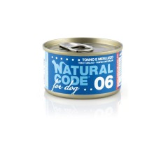 Natural Code 06 Tuna & Codfish Cooking Water Wet Dog Food - 90G