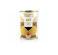 Natural Code 407 Game & Chestnuts Pate Wet Dog Food - 400G
