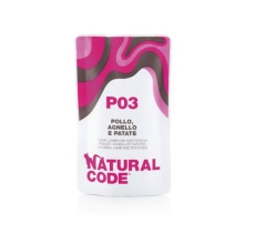 Natural Code P03 Chicken Lamb & Potatoes Soft Jelly Wet Cat Food - 70G