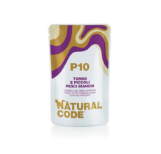 Natural Code P10 Tuna & Whitebait Soft Jelly Wet Cat Food - 70G