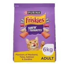 NESTLE FRISKIES SURFIN FAVOURTIES 6KG