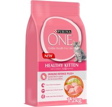 Nestle Purina One Healthy Kitten Dry Food Chicken 1.2kg