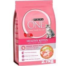 Nestle Purina One Healthy Kitten Wet Food Chicken 2.7kg