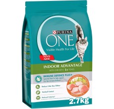 Nestle Purina One Indoor Advantage Cat Dry Food Chicken 2.7kg