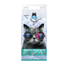 NutraPet Diamondzzz Clumping Cat Litter Silica Gel Baby Powder - 2.7kg