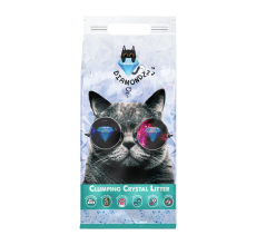 NutraPet Diamondzzz Clumping Cat Litter Silica Gel Unscented - 2.7kg