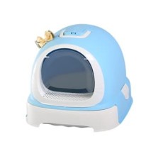 Nutrapet Fantastic Cat Litter Toilet - Blue - Without Door