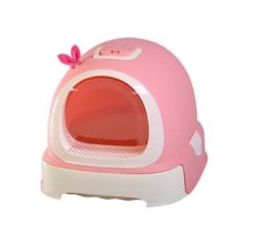 Nutrapet Fantastic Cat Litter Toilet - Pink - Without Door