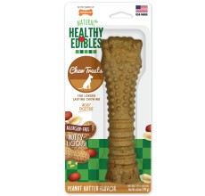 Nylabone Healthy Edibles Peanut Butter 1Ct Card Souper Edible Treats