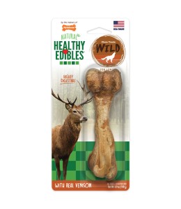 Nylabone Healthy Edibles Wild Venison 1Ct Card Large Edible Treats