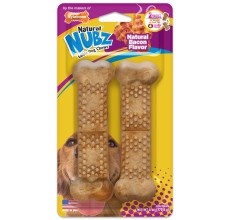 Nylabone Nubz Bacon 2Ct Card (In Shelf Tray) Jumbo Edible Treats