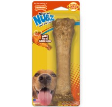 Nylabone Nubz Chicken 1Ct Card (In Shelf Tray) Xl Edible Treats