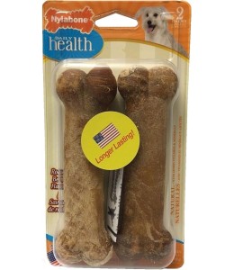 Nylabone Nubz Daily Health Roast Beef 2Ct Card Jumbo Edible Treats
