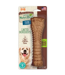 Nylabone Nutri Dent Filet Mignon Textured Souper 1Ct Card Souper Edible Treats