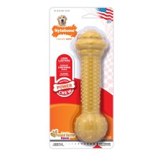 Nylabone Power Chew Barbell, Peanut Butter Giant/Souper Nylon Chews