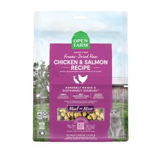 Open Farm Freeze Dried Raw Chicken & Salmon Dry Cat Food - 99G