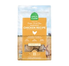 Open Farm Freeze Dried Raw Harvest Chicken Patties Dry Dog Food - 297G