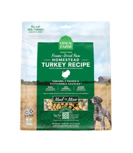 Open Farm Freeze Dried Raw Homestead Turkey Dry Dog Food - 99G