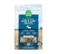 Open Farm Freeze Dried Raw Surf & Turf Patties Dry Dog Food - 297G