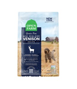 Open Farm Grain Free New Zealand Venison Dry Dog Food - 1.81KG