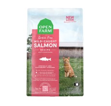 Open Farm Grain Free Wild Caught Salmon Dry Cat Food - .90KG