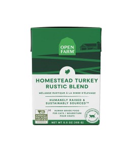 Open Farm Homestead Turkey Rustic Blend Wet Cat Food - 155G