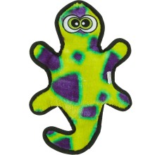 Outward Hound Invincibles Gecko Dog Toy Green/Purple - 2 Squeakers