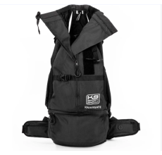 Knavigate - Advanced Dog Carrier with Internal Frame & Hip Belt, Black - M