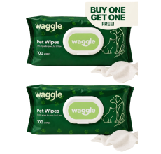 Waggle pet wipes - 100 wipes (Buy 1 Get 1)