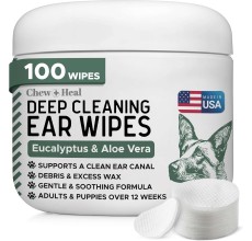 Deep Cleaning Ear Wipes for Dogs – 100 Count