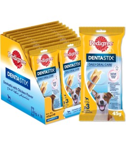 Pedigree Denta Stix Dog Treats Small - 45g - Pack of 18