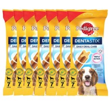 Pedigree Denta Stix Small Breed Dog Treat 7 Pcs 110g - Pack of 7